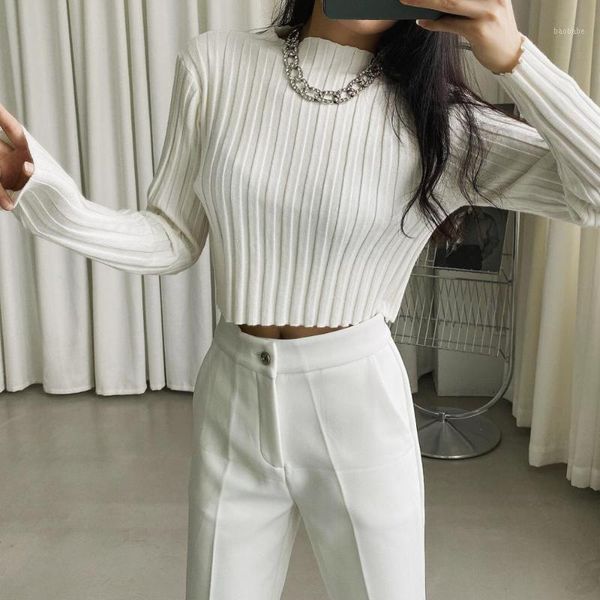 clothes for women 2020 fall soild color casual long sleeve short pullover women sweaters korean style jumper femme1, White;black
clothes for women 2020 fall soild color casual long sleeve short pullover women sweaters korean style jumper femme1, White;black