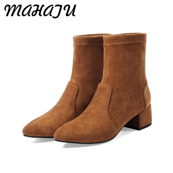boots women shoes high heels slip ankle winter stretch socks elegant square female plus size 33- 43, Black
boots women shoes high heels slip ankle winter stretch socks elegant square female plus size 33- 43, Black