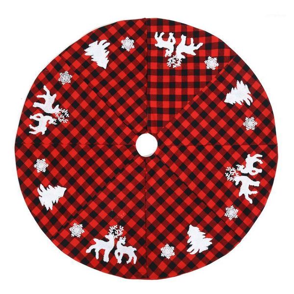 christmas decorations fashion tree skirt, plaid elk snowflake print skirt festival for home office, red black1
christmas decorations fashion tree skirt, plaid elk snowflake print skirt festival for home office, red black1