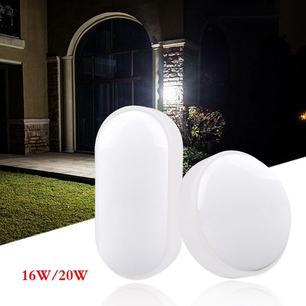 wall lamp 110v 220v led moistureproof 16w 20w ceiling ac85-265v waterproof bathroom outdoor garden porch
