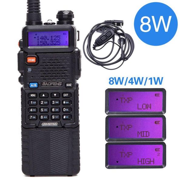 walkie talkie baofeng uv-5r 8w professional cb radio station pofung uv5r hf transceiver vhf uhf portable uv 5r hunting ham
walkie talkie baofeng uv-5r 8w professional cb radio station pofung uv5r hf transceiver vhf uhf portable uv 5r hunting ham