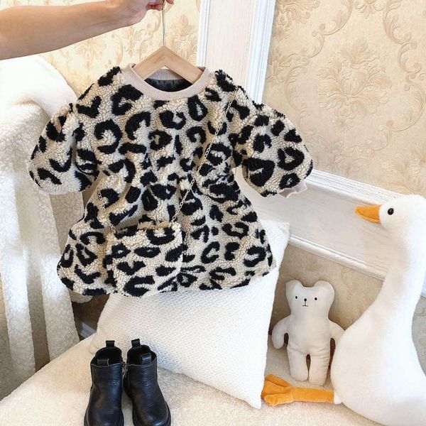 drs girls' autumn and winter long sve 2020 foreign sle new korean baby fashion leopard print plush thickened woolen skirt 6qc3, Red;yellow
drs girls' autumn and winter long sve 2020 foreign sle new korean baby fashion leopard print plush thickened woolen skirt 6qc3, Red;yellow