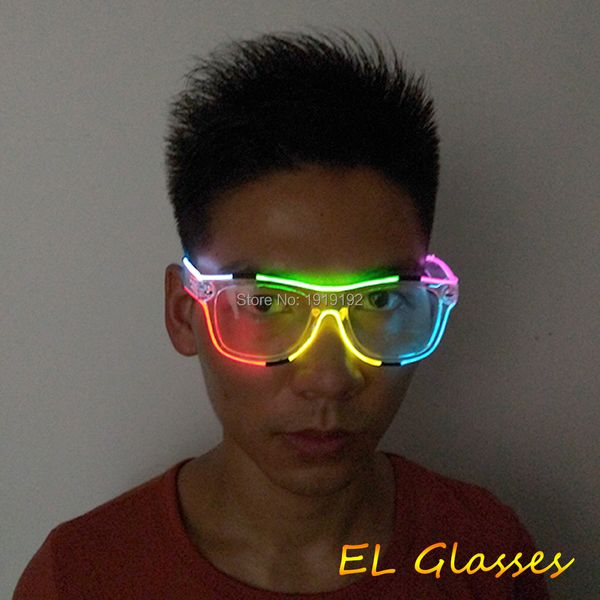 costume accessories 10 pcs multicolor glowing el glasses flashing music led glasses with sound activated for halloween festival wedding part, Silver
costume accessories 10 pcs multicolor glowing el glasses flashing music led glasses with sound activated for halloween festival wedding part, Silver
