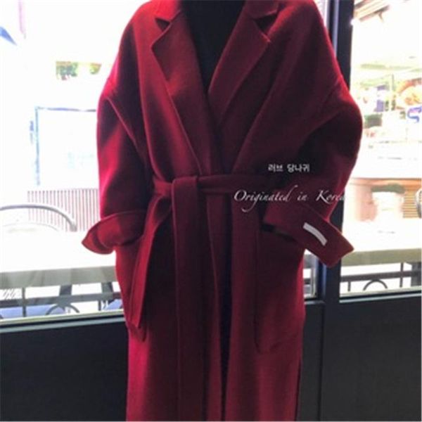 20 autumn new south korea double hand sewing light wool coat female cloth coat method the luxury ins wang fried aura, Black
20 autumn new south korea double hand sewing light wool coat female cloth coat method the luxury ins wang fried aura, Black