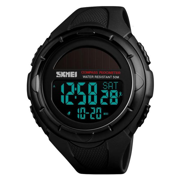 skmei solar men digital electronic compass watches 50m waterproof pedometer sport worldtime calories el light male wristwatches, Silver
skmei solar men digital electronic compass watches 50m waterproof pedometer sport worldtime calories el light male wristwatches, Silver