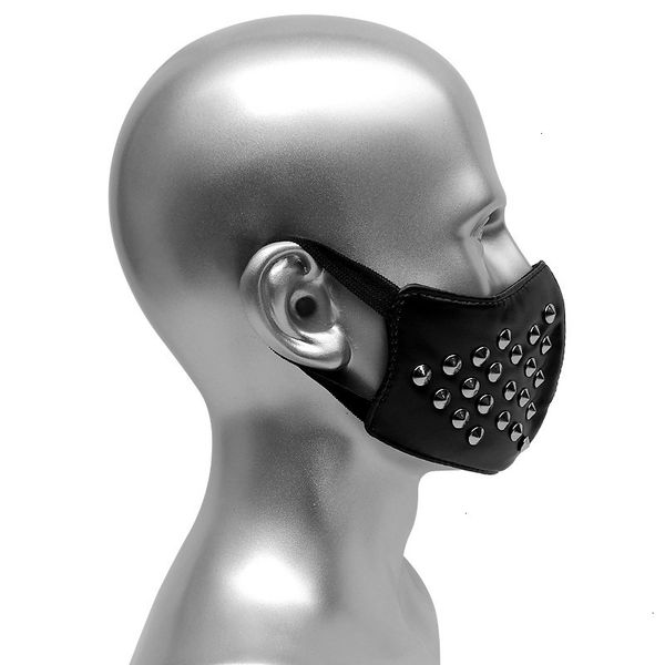 hop cool fashion cosplay men women hip mask with rivet punk accessories black pu leather face masks performance show masks
hop cool fashion cosplay men women hip mask with rivet punk accessories black pu leather face masks performance show masks
