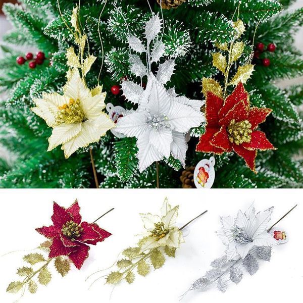large artificial rose flower heads glitter fake leaf flower for home wedding decoration scrapbooking diy christmas tree flowers1
large artificial rose flower heads glitter fake leaf flower for home wedding decoration scrapbooking diy christmas tree flowers1