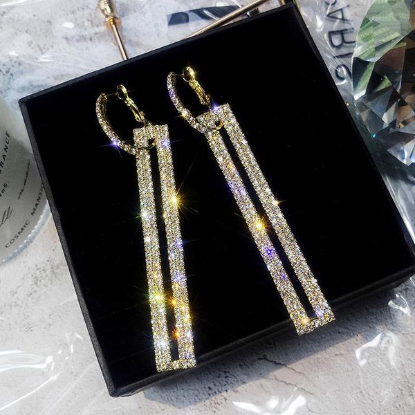 2020 new fashion long geometric earrings luxury gold/silver color rectangle rhinestone drop earring for women party jewelry gift
2020 new fashion long geometric earrings luxury gold/silver color rectangle rhinestone drop earring for women party jewelry gift