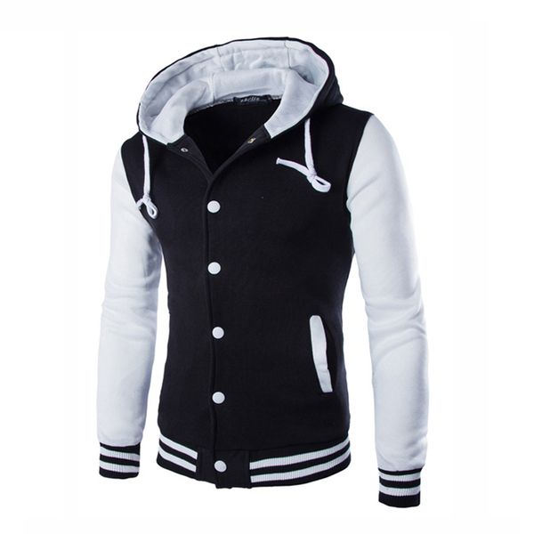 mens hoodies hooded striped patchwork baseball jacket sweatshirts college varsity coats thin hoodie men clothes kg-1118, Black
mens hoodies hooded striped patchwork baseball jacket sweatshirts college varsity coats thin hoodie men clothes kg-1118, Black