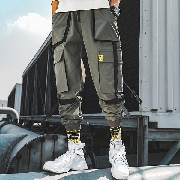 spring new men cargo pants cotton polyester hip hop mid drawsring pockets full length men black gray khaki men trousers
spring new men cargo pants cotton polyester hip hop mid drawsring pockets full length men black gray khaki men trousers