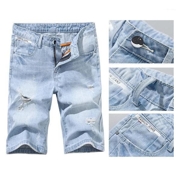 2020 summer thin section with holes men's jeans shorts trend loose casual short men's denim capri breeches1, Blue
2020 summer thin section with holes men's jeans shorts trend loose casual short men's denim capri breeches1, Blue