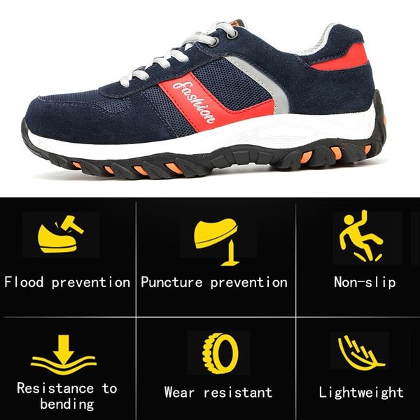 dropshipping breathable steel toe puncture proof work outdoor boots men safety shoes indestructible y200506, Black
dropshipping breathable steel toe puncture proof work outdoor boots men safety shoes indestructible y200506, Black