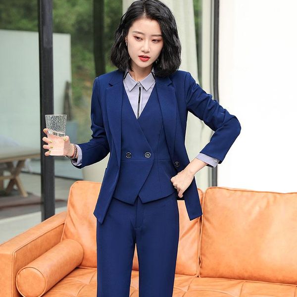 women's two piece pants lenshin quality office set ladies work wear women big pocket pant suits formal female blazer jacket vest trouse, White
women's two piece pants lenshin quality office set ladies work wear women big pocket pant suits formal female blazer jacket vest trouse, White
