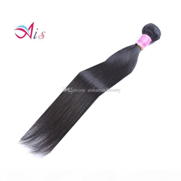 ais hair straight natural 1b color 1pc brazilian peruvian indian malaysian virgin human hair bundles weaves extensions hight quality, Black 
ais hair straight natural 1b color 1pc brazilian peruvian indian malaysian virgin human hair bundles weaves extensions hight quality, Black