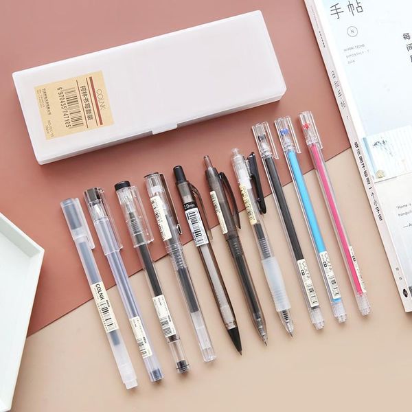 11pcs/set simple style pen pencil set transparent neutral pen original press gel pens office stationery set kawaii1
11pcs/set simple style pen pencil set transparent neutral pen original press gel pens office stationery set kawaii1