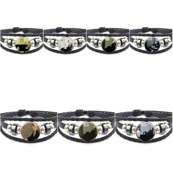 ej glaze whistler mother glass cabochon round black leather bracelet bangle jewelry gifts for girls gifts, Golden;silver
ej glaze whistler mother glass cabochon round black leather bracelet bangle jewelry gifts for girls gifts, Golden;silver