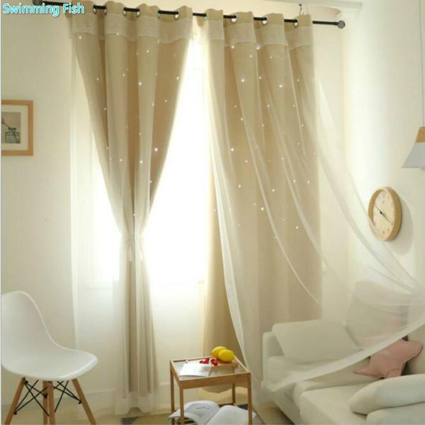 curtain & drapes 2021 style 2 layer hollow stars cloth+voile with lace children bedroom living room window shade blind
curtain & drapes 2021 style 2 layer hollow stars cloth+voile with lace children bedroom living room window shade blind