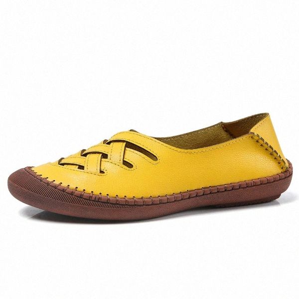 37~45 plus size women genuine leather flats ballerina shoes round toe slip-on breathable comfortable loafers casual lazy shoes #lc6i
37~45 plus size women genuine leather flats ballerina shoes round toe slip-on breathable comfortable loafers casual lazy shoes #lc6i