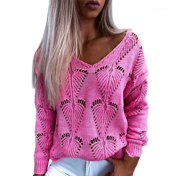 women's sweaters hollow out long sleeve sweater women casual solid color loose autumn winter ches1, White;black
women's sweaters hollow out long sleeve sweater women casual solid color loose autumn winter ches1, White;black