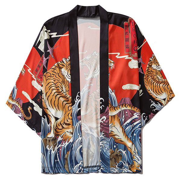 2021 new aelfric eden tiger print summer japanese streetwear loose jackets thin clothes hip hop kimono front open coats q3y8, Black;brown
2021 new aelfric eden tiger print summer japanese streetwear loose jackets thin clothes hip hop kimono front open coats q3y8, Black;brown