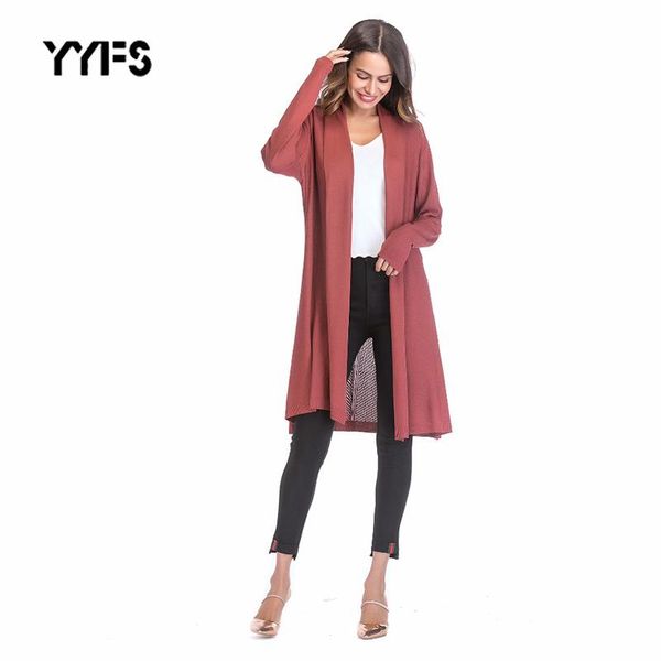 women's jackets women long sleeve loose knitting cardigan jacket womens 2021 autumn fashion knitted female hollow thin coat femme, Black;brown
women's jackets women long sleeve loose knitting cardigan jacket womens 2021 autumn fashion knitted female hollow thin coat femme, Black;brown