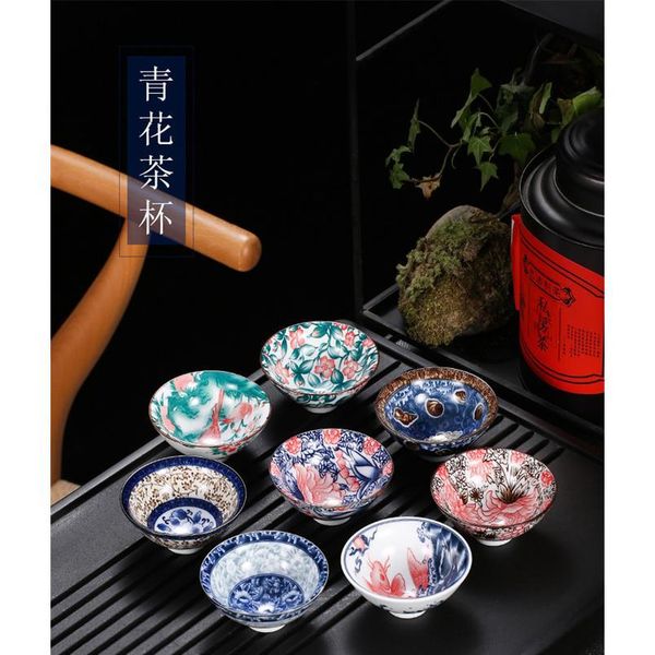 1pcs blue and white porcelain tea cup,hand-painted cone teacup,chinese style pattern teacups,tea accessories bbywbo
1pcs blue and white porcelain tea cup,hand-painted cone teacup,chinese style pattern teacups,tea accessories bbywbo