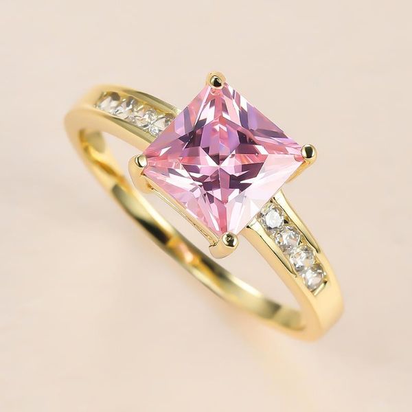 wedding rings dainty female pink crystal stone ring charm gold color thin for women luxury bride square zircon engagement, Slivery;golden
wedding rings dainty female pink crystal stone ring charm gold color thin for women luxury bride square zircon engagement, Slivery;golden