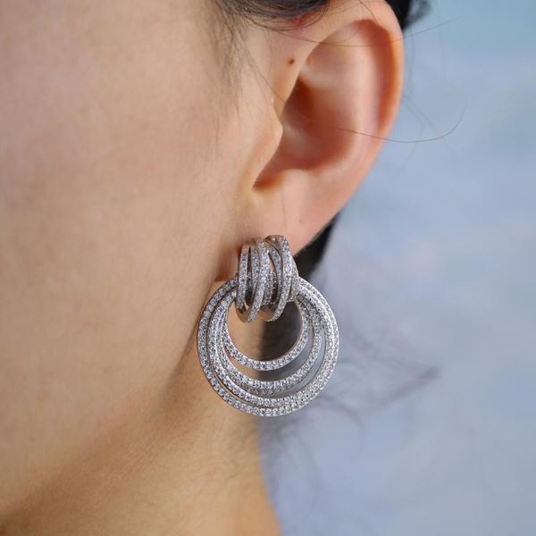 new arrived geometric cz multi wrap circle hoop earrings for women gold silver color micro cz zirconia classic female jewelry, Golden;silver
new arrived geometric cz multi wrap circle hoop earrings for women gold silver color micro cz zirconia classic female jewelry, Golden;silver