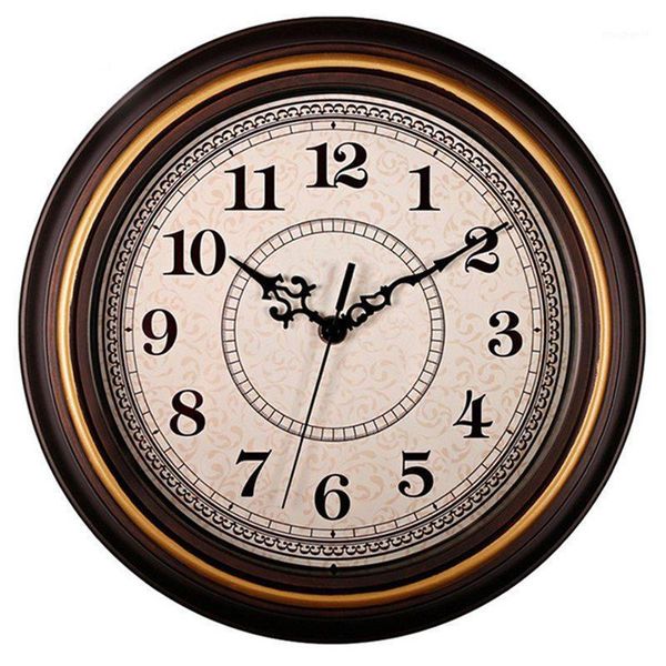 12-inch silent non-ticking round wall clocks, wall clocks decorative vintage style,home kitchen/living room/bedroom(golden cir1
12-inch silent non-ticking round wall clocks, wall clocks decorative vintage style,home kitchen/living room/bedroom(golden cir1