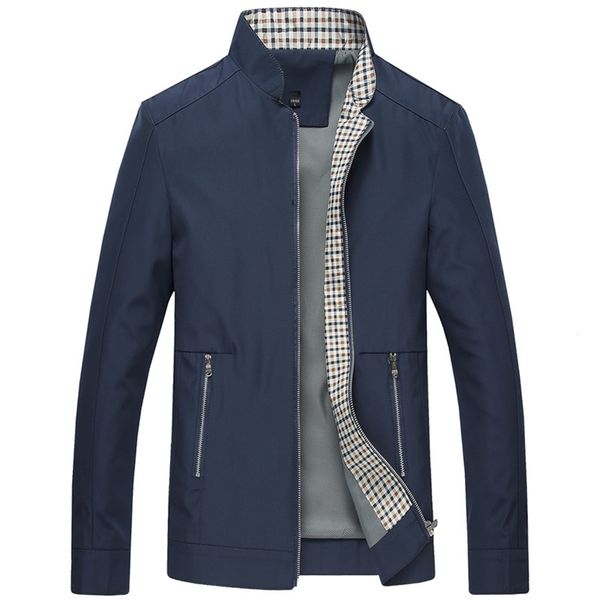 spring summer thin varsity jacket men fashion stand collar business jackets coat pockets windproof mens outwear windbreakers lj201013, Black;brown
spring summer thin varsity jacket men fashion stand collar business jackets coat pockets windproof mens outwear windbreakers lj201013, Black;brown