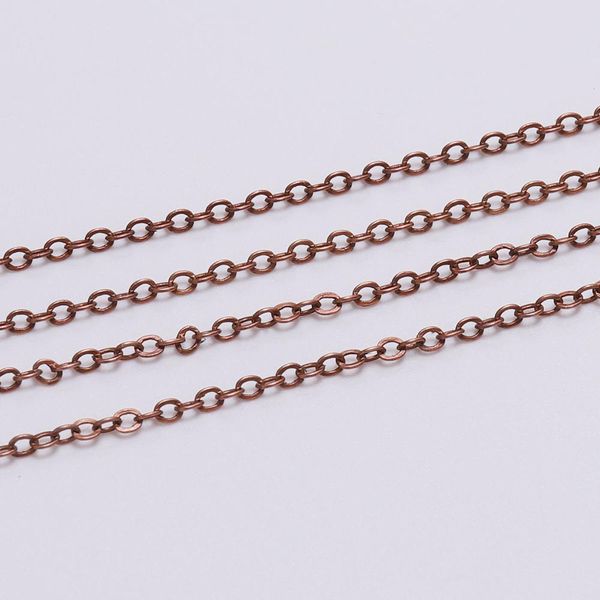 5m/lot width 1.5 2mm gold copper oval link necklace chain for jewelry making findings accessories bracelet diy supplies wmtjjx
5m/lot width 1.5 2mm gold copper oval link necklace chain for jewelry making findings accessories bracelet diy supplies wmtjjx