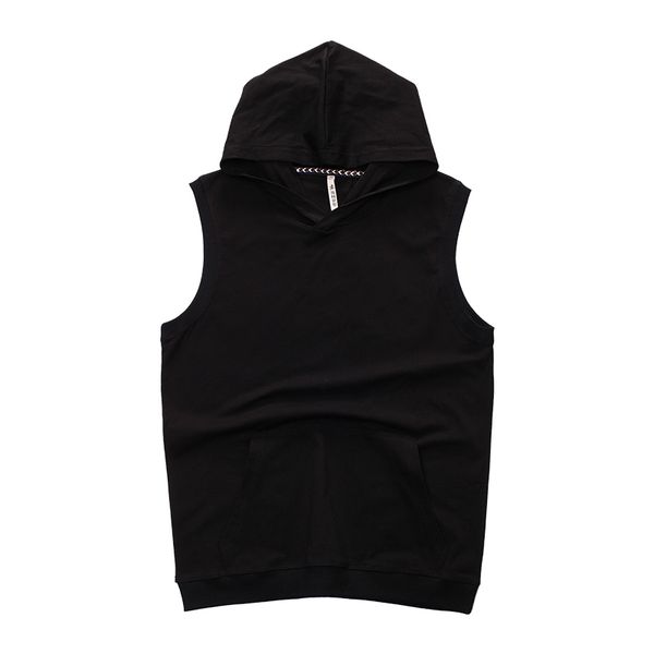 new 2020 arrival selling summer with hoodie sports male fitness training sleeveless loose superior fine cotton solid 0xpy, Black
new 2020 arrival selling summer with hoodie sports male fitness training sleeveless loose superior fine cotton solid 0xpy, Black