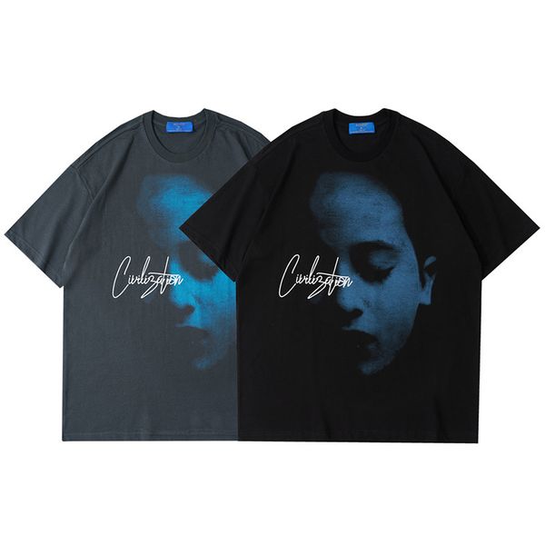 wxwovdy men's 2021 spring and summer new fashion brand dark casual t-shirt figure print loose round neck short sleeve men's wear, White
wxwovdy men's 2021 spring and summer new fashion brand dark casual t-shirt figure print loose round neck short sleeve men's wear, White