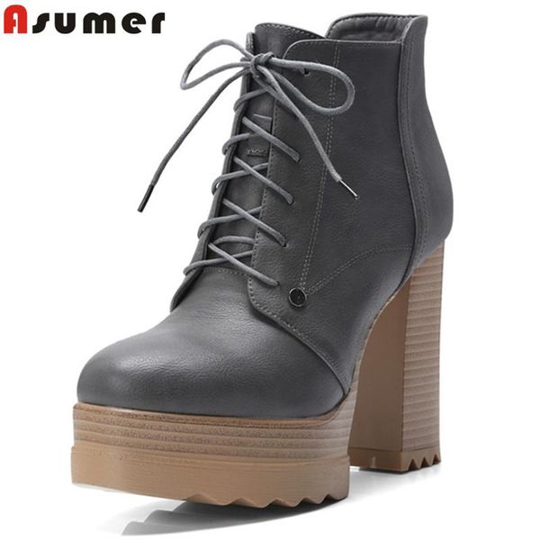 boots asumer 2021 fashion ankle for women round toe zip autumn winter platform thick high heels ladies big size, Black
boots asumer 2021 fashion ankle for women round toe zip autumn winter platform thick high heels ladies big size, Black
