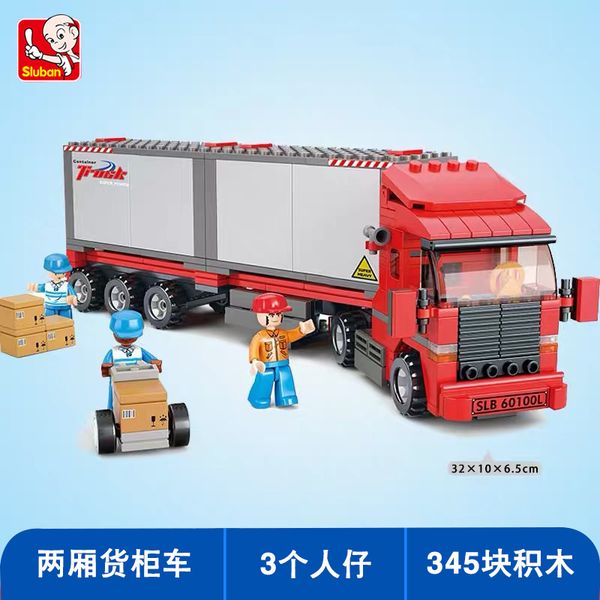 small luban puzzle building block truck super boy baby assembly children's toy car transport vehicle 
small luban puzzle building block truck super boy baby assembly children's toy car transport vehicle
