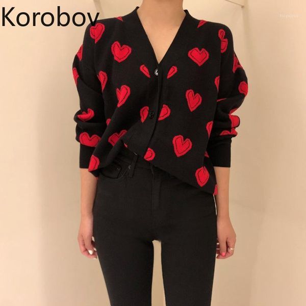 korobov v-neck long sleeve women cardigans korean love knit pattern elegant cardigan vintage autumn winter female sweater 791561, White
korobov v-neck long sleeve women cardigans korean love knit pattern elegant cardigan vintage autumn winter female sweater 791561, White