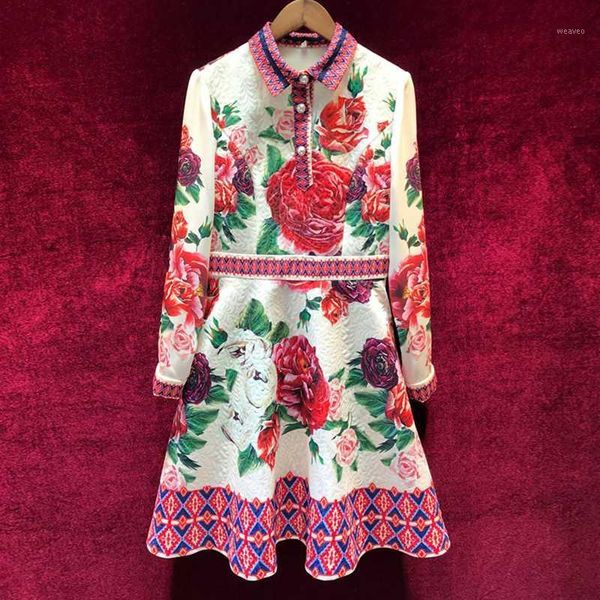 high-end new 2019 spring summer women runway dress elegant turn-down collar jacquard patchwork long sleeve print dresses1, Black;gray
high-end new 2019 spring summer women runway dress elegant turn-down collar jacquard patchwork long sleeve print dresses1, Black;gray