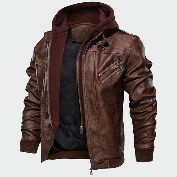 2020 removable hood new coat men's leather jackets autumn casual motorcycle pu jacket biker leather coats jacket brand clothing1, Black
2020 removable hood new coat men's leather jackets autumn casual motorcycle pu jacket biker leather coats jacket brand clothing1, Black