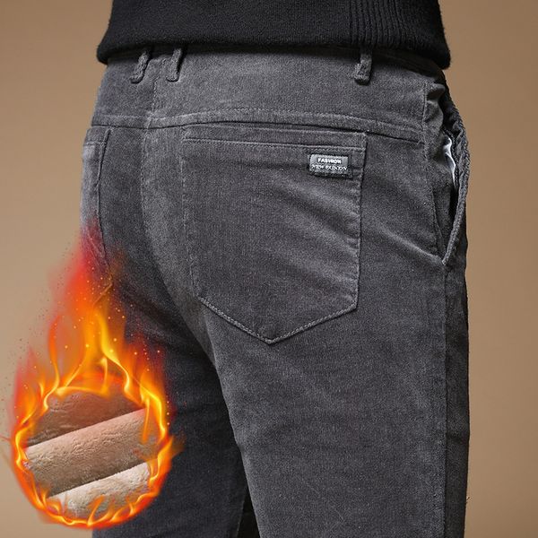 2021 new autumn newly designer fashion men jeans elastic slim fit casual corduroy business pants korean style winter velvet warm trousers 9e, Blue
2021 new autumn newly designer fashion men jeans elastic slim fit casual corduroy business pants korean style winter velvet warm trousers 9e, Blue