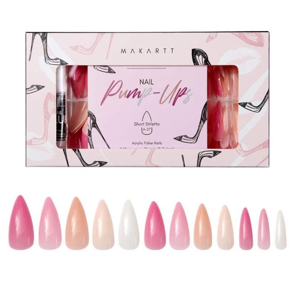 false nails makaracrylic nail kit, press on set 240pcs short stiletto tips full cover nude 4pcs glues 1pcs file, Red;gold
false nails makaracrylic nail kit, press on set 240pcs short stiletto tips full cover nude 4pcs glues 1pcs file, Red;gold