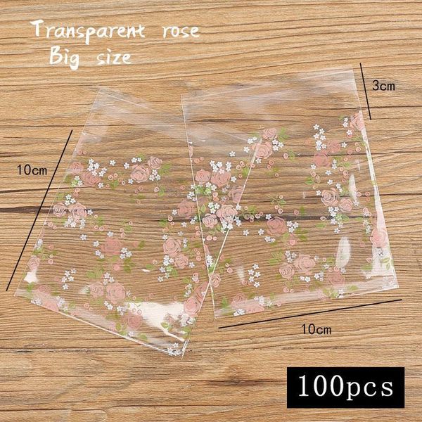 100pcs/lot homemade cookies packaging bag transparent pink rose flower snack packaging bags party candy bag 10x101
100pcs/lot homemade cookies packaging bag transparent pink rose flower snack packaging bags party candy bag 10x101