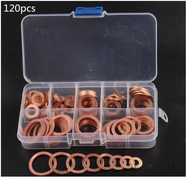 280/200 pcs copper sealing solid gasket washer sump plug oil for boat crush flat seal ring tool hardware accessories jlllmk
280/200 pcs copper sealing solid gasket washer sump plug oil for boat crush flat seal ring tool hardware accessories jlllmk