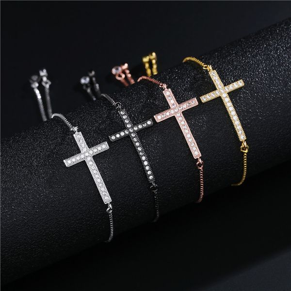 2022 classic adjustable womens fashion aaa zirconia cross charm bracelet wholesale, Golden;silver
2022 classic adjustable womens fashion aaa zirconia cross charm bracelet wholesale, Golden;silver