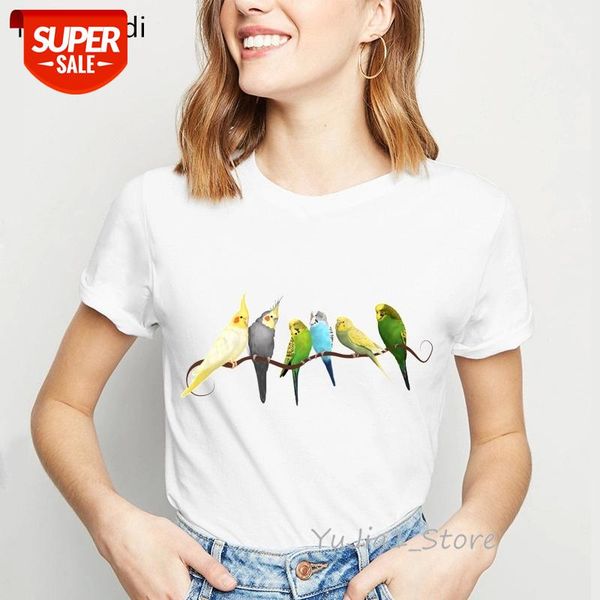 Women tshirt 2019 watercolor Cockatiel Parrot print tee shirt femme rainbow birds t- shirt streetwear summer top white t #y315
Women tshirt 2019 watercolor Cockatiel Parrot print tee shirt femme rainbow birds t- shirt streetwear summer top white t #y315