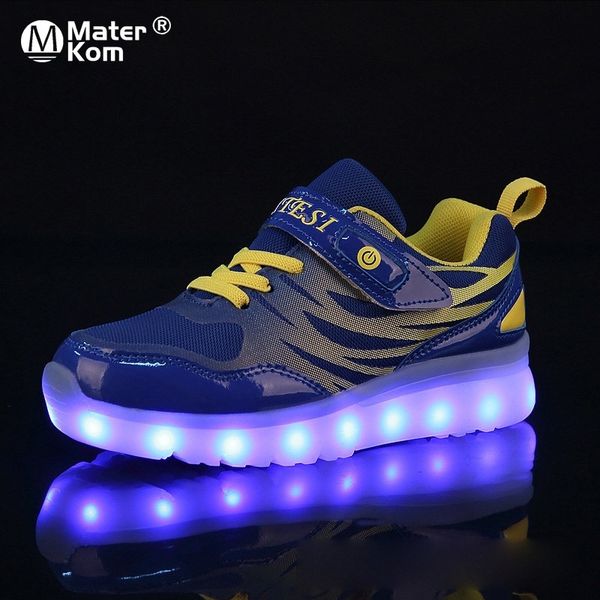 size 25-37 kids led sneaker boys shoes usb charging children shoes with light up luminous girls glowing sneakers school shoes y201028, Black
size 25-37 kids led sneaker boys shoes usb charging children shoes with light up luminous girls glowing sneakers school shoes y201028, Black