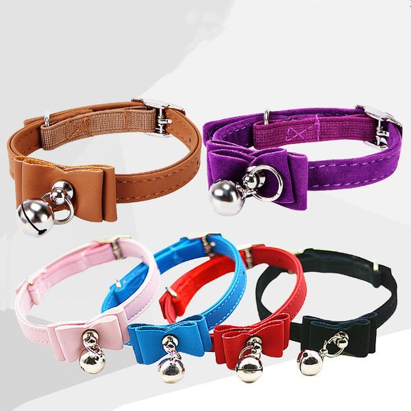 2021 fashion bowknot pet collar adjustable dog cat collars pet supplies solid color dog collars with bell
2021 fashion bowknot pet collar adjustable dog cat collars pet supplies solid color dog collars with bell
