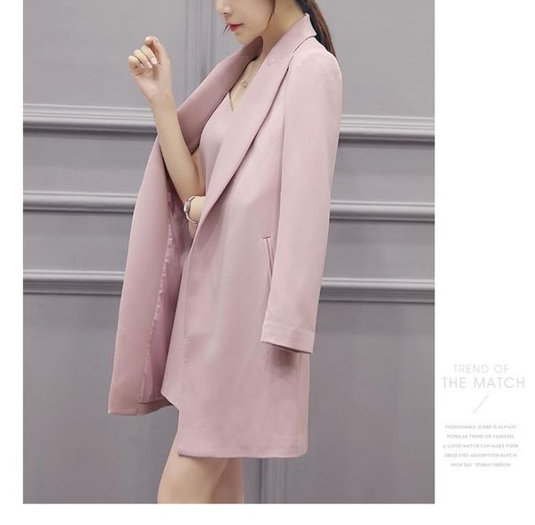 women's trench coats 2021 autumn winter women overcoat pink color elegant, Tan;black
women's trench coats 2021 autumn winter women overcoat pink color elegant, Tan;black
