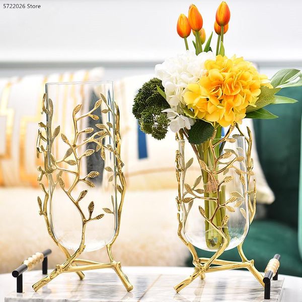 nordic light luxury glass copper vase home decoration creative transparent glass flower arrangement hydroponic vase wedding gift
nordic light luxury glass copper vase home decoration creative transparent glass flower arrangement hydroponic vase wedding gift