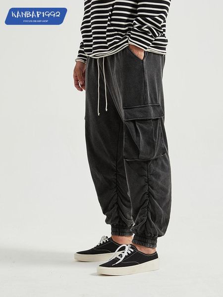 cargo pants men streetwear japanese harajuku trousers cotton man work clothes drawstring aesthetic baggy joggers menswear moda, Black
cargo pants men streetwear japanese harajuku trousers cotton man work clothes drawstring aesthetic baggy joggers menswear moda, Black