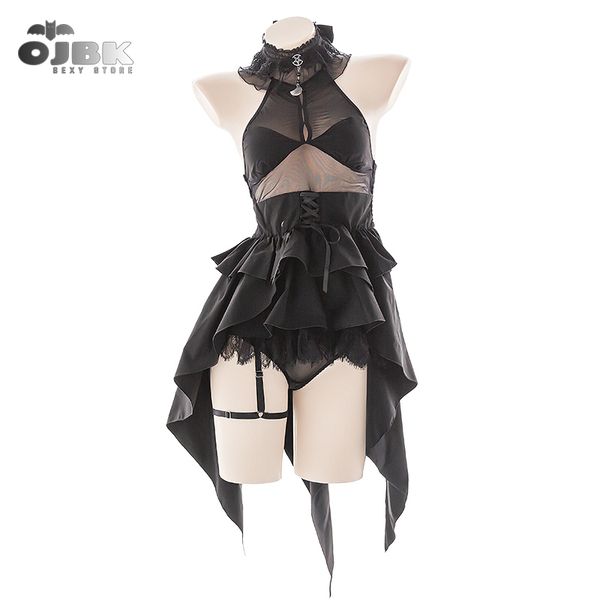 ojbk anime cosplay costumes maid temptation cute wedding evil backless dress black lace lingerie for women, Red;black
ojbk anime cosplay costumes maid temptation cute wedding evil backless dress black lace lingerie for women, Red;black
